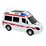 Gülce Design Pilli Sesli ışıklı 112 Ambulans Oyuncak Kız Erkek Çocuk Oyuncak Eğitici Oyuncaklar