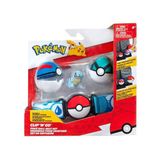 Gülce Design POK 95283-Q Pokemon Clip 'n' Go Pokeball Kemer ve Figür Seti Kız Erkek Çocuk Oyuncak Eğitici Oyuncak