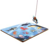 Gülce Design Rossie Ahşap Balık Tutma Oyunu Ve Puzzle Kız Erkek Çocuk Oyuncak Eğitici Oyuncaklar