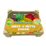 Gülce Design Sebze Meyve Kasası Kız Erkek Çocuk Oyuncak Eğitici Oyuncaklar