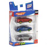 Gülce Design Speed Racer Road Series Metal Model Araba Seti 3'lü Kız Erkek Çocuk Oyuncak Eğitici Oyuncaklar