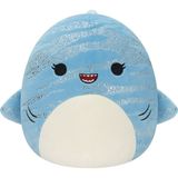 Gülce Design Squishmallow Balina Köpek Balığı Lamar 30cm Kız Erkek Çocuk Oyuncak Eğitici Oyuncaklar