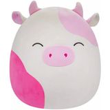 Gülce Design Squishmallows Pembe İnek Caedyn 40cm Kız Erkek Çocuk Oyuncak Eğitici Oyuncaklar