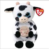 Gülce Design Ty Beanie Bellies Oturan Peluş İnek Herdly 21cm Kız Erkek Çocuk Oyuncak Eğitici Oyuncaklar