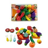 Gülce Design URT007-KUTU-3 41 PCS KESİLEBİLEN MEYVE SEBZE MANAV Kız Erkek Çocuk Oyuncak Eğitici Oyuncaklar