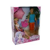 Gülce Design WG-115149 Kutulu 29cm Tatil Yapan Kız ve Arkadaşı - Vardem Oyuncak Kız Erkek Çocuk Oyuncak Eğitici O