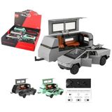 Gülce Design XHD-B3230-Vardem Çek Bırak Işıklı ve Sesli Truck Model Karavan 1:32 Kız Erkek Çocuk Oyuncak Eğitici