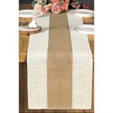 Gülce Home Collection Keten Bohem Runner Çift Renk Özel Tasarım