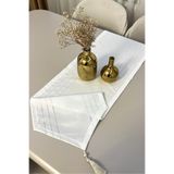 Gülce Home Collection Lara Runner Örtüsü Krem 40x145