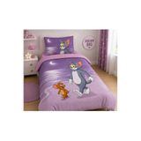 Gülceğiz Home Kedi Fare Desenli 3D Dijital Tek Kişilik Kız Çocuk Nevresim Takımı Çocuk Odası Home