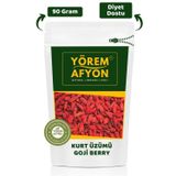 Gülçehre Doğanın Kırmızı Mucizesi Kadim Gençlik Sırrı Doğal Gojiberry, Kurt Üzümü {Lycium Barbarum} | 90Gr.