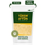 Gülçehre Meşhur K.Maraş Beyin Dostu Yağı Alınmadan Öğütülmüş Toz Sarı Hardal Tohumu {Brassica Juncea} | 70Gr.
