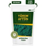 Gülçehre Yörem Afyon %100 Doğal Şifa Kaynağı Glütensiz Yüksek Lifli Spirulina Tozu (Spirulina Platensis) | 55GR. - 55 gr