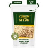 Gülçehre Yörem Afyon %100 Katkısız Hakiki Öğütülmüş Toz Kırmızı Kore Ginsengi | 15GR. - 15 gr