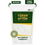 Gülçehre Yörem Afyon %100 Şekersiz Hoş Kokulu Tescilli Saf Vanilin, Vanilya (Vanilla Planifolia) | 50GR. - 50 gr
