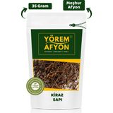 Gülçehre Yörem Afyon Afyon Yöresinden Yüzyılların Şifa Kaynağı Yeni Mahsul Güneş Kurusu Kiraz Sapı (Prunus Avium) | 35Gr. - 35 gr