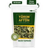 Gülçehre Yörem Afyon Aydın Yöresinden Ege'nin Incisi Bilge Ağaç Hakiki Incir Yaprağı, Fig Leaf (Ficus Carica) | 45GR. - 45 Gr