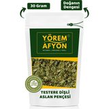 Gülçehre Yörem Afyon Dağ Eteklerinden Özenle Toplanmış Testere Dişli Aslan Pençesi Otu, (Alchemilla Alpina) | 30Gr.
