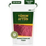 Gülçehre Yörem Afyon Doğal Renklendirici ve Enerji Kaynağı Saf Nitrat Kırmızı Pancar Tozu (Beta Vulgaris) | 120GR. - 120 gr