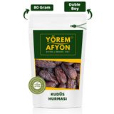 Gülçehre Yörem Afyon Duble Boy Yumuşak Yeni Mahsul Karbonhidrat Deposu Kudüs Hurması | 80Gr.
