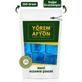 Gülçehre Yörem Afyon El Yapımı Tamamen Doğal Geleneksel Mavi Kızamık Şekeri, Lohusa Şekeri | 260GR. - 260 gr