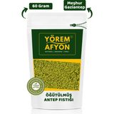 Gülçehre Yörem Afyon Gaziantep Yöresinden Lezzet Garantili Öğütülmüş Toz Hakiki Boz Antep Fıstığı (Pistacia Vera) | 60GR. - 60 gr