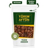 Gülçehre Yörem Afyon Gurme Tariflerin Yıldızı Doğal Bütün Yıldız Anason (ıllicium Verum) | 40gr. - 40 gr