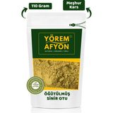 Gülçehre Yörem Afyon Kars Yöresinden Dağ Eteklerinden Toplanmış Öğütülmüş Toz Sinir Otu, Damar Otu (Plantago) | 110Gr. - 110 gr