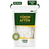 Gülçehre Yörem Afyon Kristal Beyaz, Saf Ve Keskin Limon Tuzu | 90Gr.