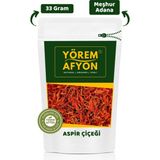 Gülçehre Yörem Afyon Meşhur Adana Çukurova Yöresinden Aspir Çiçeği, Yerli Safran, Haspir (carthamus Tinctorius) | 33gr. - 33 gr