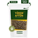 Gülçehre Yörem Afyon Meşhur Afyon Yerli Mahsul Gdo'suz Kuvvet Deposu Iri Yapraklı Ispanak Tohumu | 70GR. - 70 gr