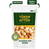 Gülçehre Yörem Afyon Meşhur Afyonkarahisar Ekşi Mayalı Tam Buğday Unu Köy Ekmeğinden Kızarmış Küp Ekmek Krutona | 200GR. - 200 gr