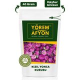 Gülçehre Yörem Afyon Meşhur Giresun Yayla Mahsulü Tomurcuk Kızıl Yonca Kurusu, Çayır Üçgülü (Trifolium Pratense) | 40GR. - 40 gr