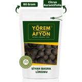 Gülçehre Yörem Afyon Orta Doğu’nun Yüzyıllık Tariflerinin Saklı Aroması Kurutulmuş Siyah Basra Limonu Misket Limon | 80GR. - 80 gr