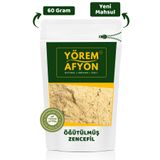 Gülçehre Yörem Afyon Sağlık Dostu Besin Değeri Korunarak Öğütülmüş Toz Zencefil {Zingiber Officinale} | 60Gr