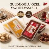 Güldüoğlu Şekerleme Aş Fıstıklı Yaz (irmik) Helvası Seti - 4Ad X 500Gr
