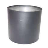 Güleç Yapay Çiçek 30*30*30 Siyah Metal Saksı