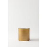 Güleç Yapay Çiçek Metal Gold Saksı 30*30*30
