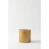Güleç Yapay Çiçek Metal Gold Saksı 35*35*35