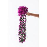 Güleç Yapay Çiçek Yapay Begonvil Çiçeği 75 Cm Lila 22 Dal
