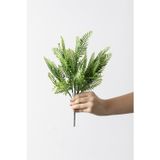 Güleç Yapay Çiçek Yapay Fenix Demeti Yeşil 35 Cm 7 Dal(Uv)