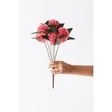Güleç Yapay Çiçek Yapay Kasımpatı Çiçeği Pembe 40 Cm 7 Dal Çok Renkli