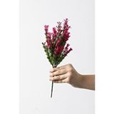 Güleç Yapay Çiçek Yapay Latus Demeti Yeşil Pembe 35 Cm 5 Dal(uv) Çok Renkli