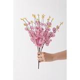Güleç Yapay Çiçek Yapay Okaliptus Demeti 50 Cm 4 Dal Çok Renkli