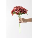Güleç Yapay Çiçek Yapay Ortanca Çiçeği Gül Kurusu 45 Cm 7 Dal Çok Renkli