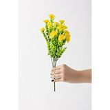 Güleç Yapay Çiçek Yapay Papatya Demeti 35 Cm 5 Dal Çok Renkli