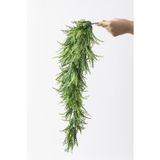 Güleç Yapay Çiçek Yapay Sarmaşık İfteri (Uv) Korumalı Yeşil 80 Cm 5 Dal (Uv)