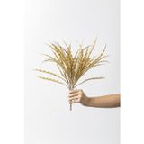 Güleç Yapay Çiçek Yapay Saz Demeti Gold 50 Cm 7 Dal(Uv)