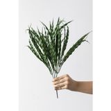 Güleç Yapay Çiçek Yapay Saz Demeti Koyu Yeşil 50 Cm 7 Dal(Uv)