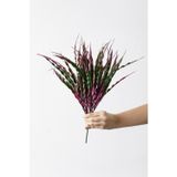 Güleç Yapay Çiçek Yapay Saz Demeti Yeşil Pembe 40 Cm 5 Dal(Uv)